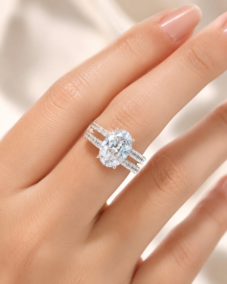 5ct Oval Lab-Grown Diamond Ring – IGI Certified