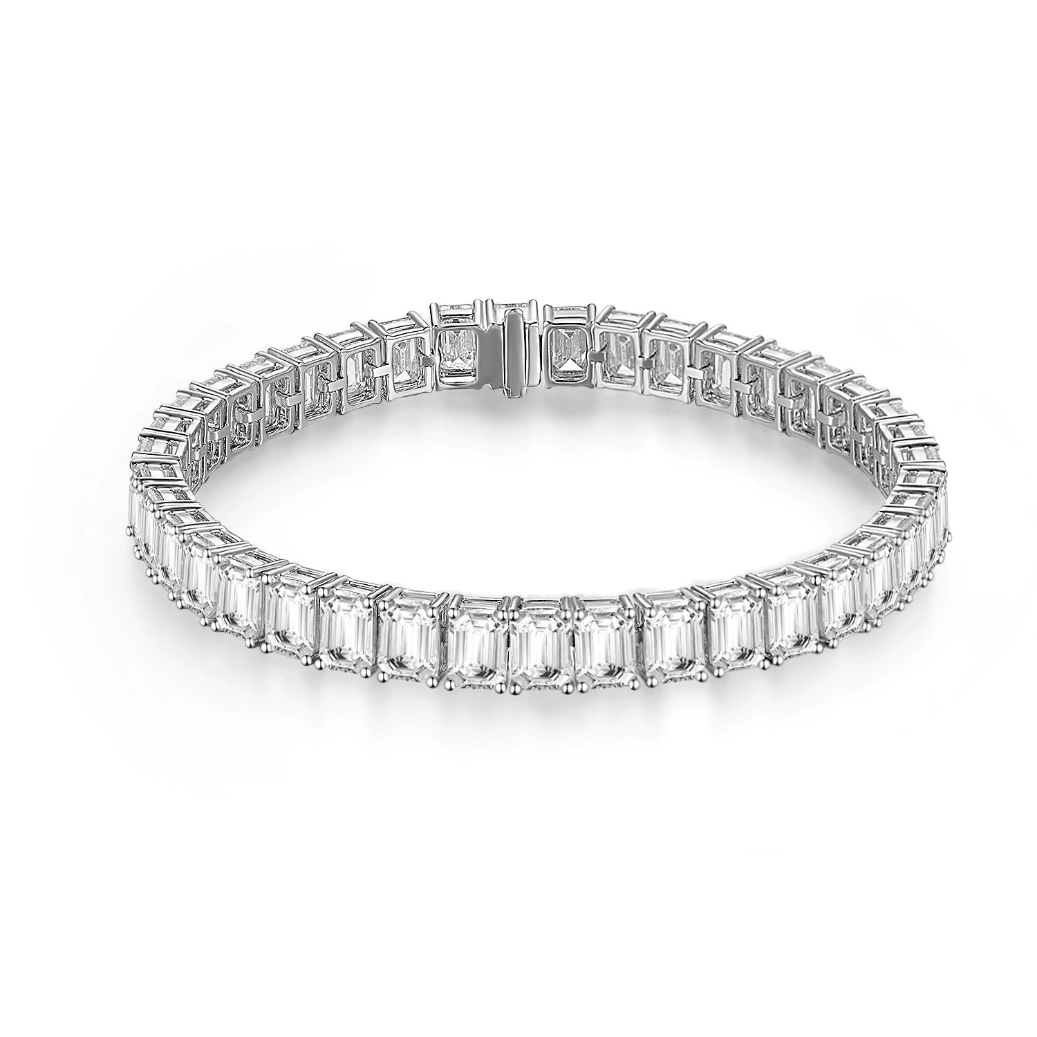 0.3ct Lab-Grown Diamond Emerald Cut Bracelet