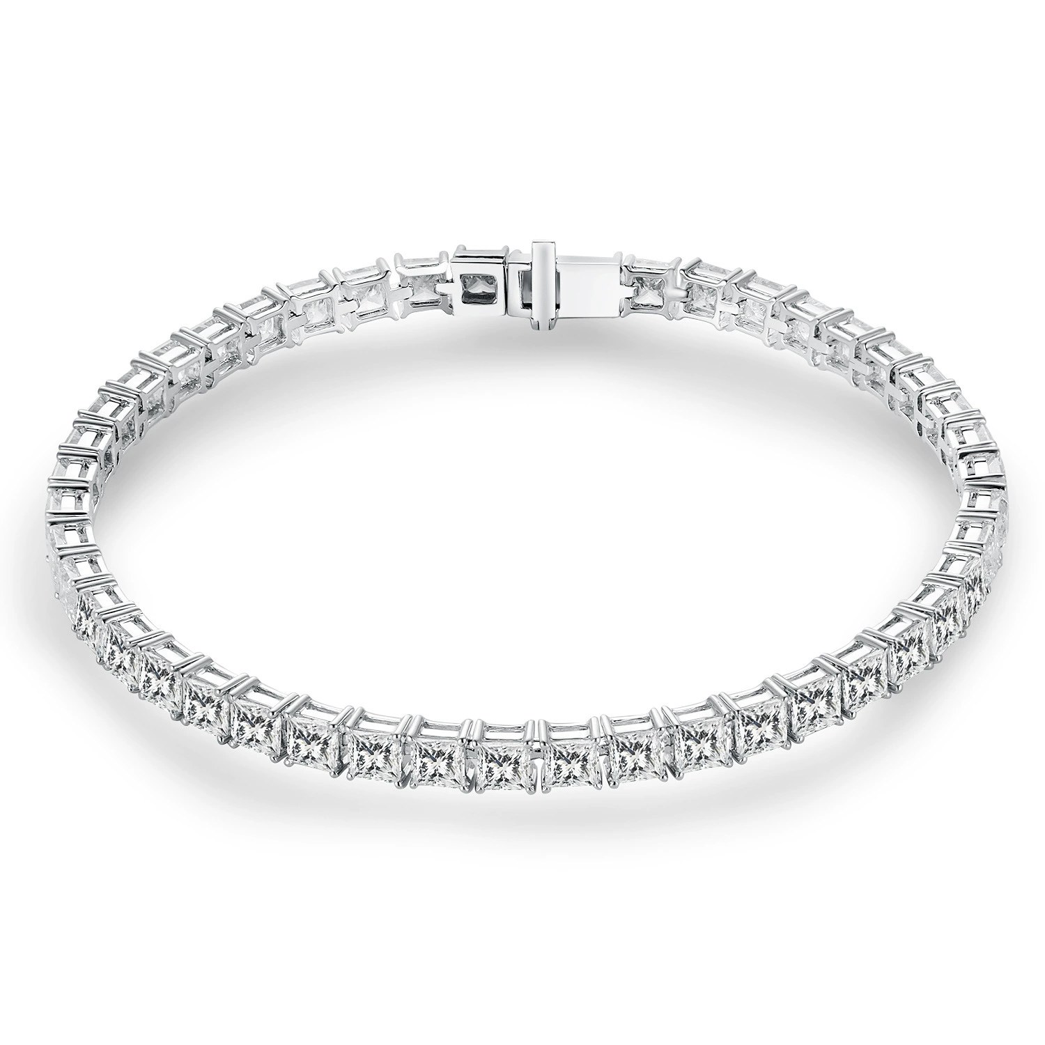0.2ct Lab-Grown Diamond Princess Cut Bracelet