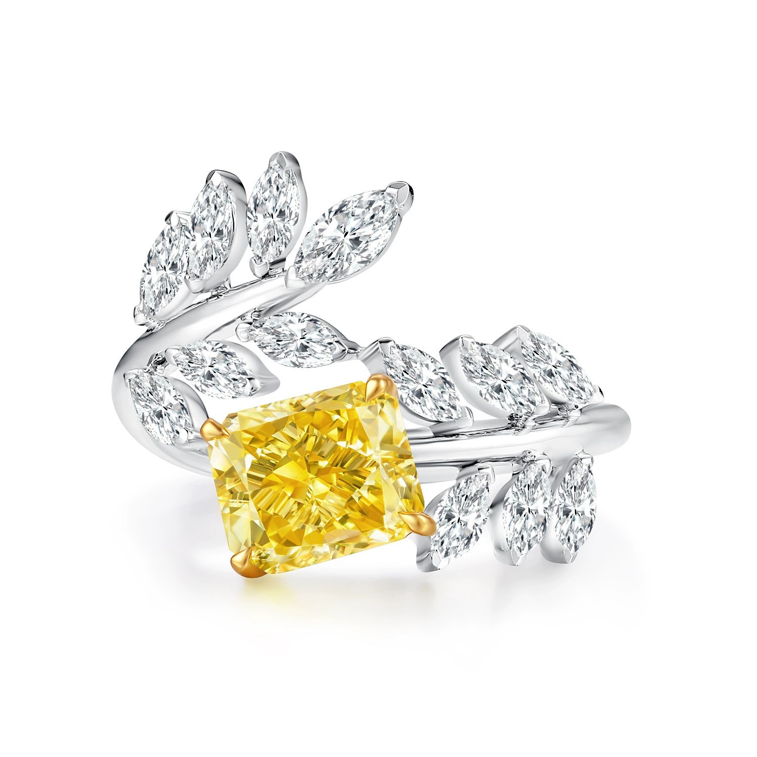1.3ct Yellow Lab-Grown Diamond Ring