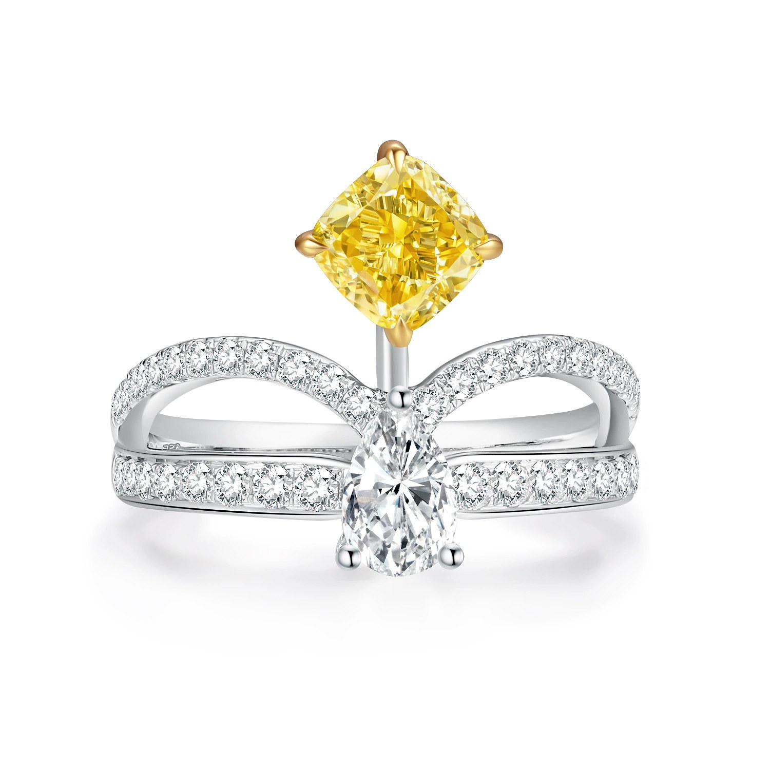 Yellow Lab-Grown Diamond Ring