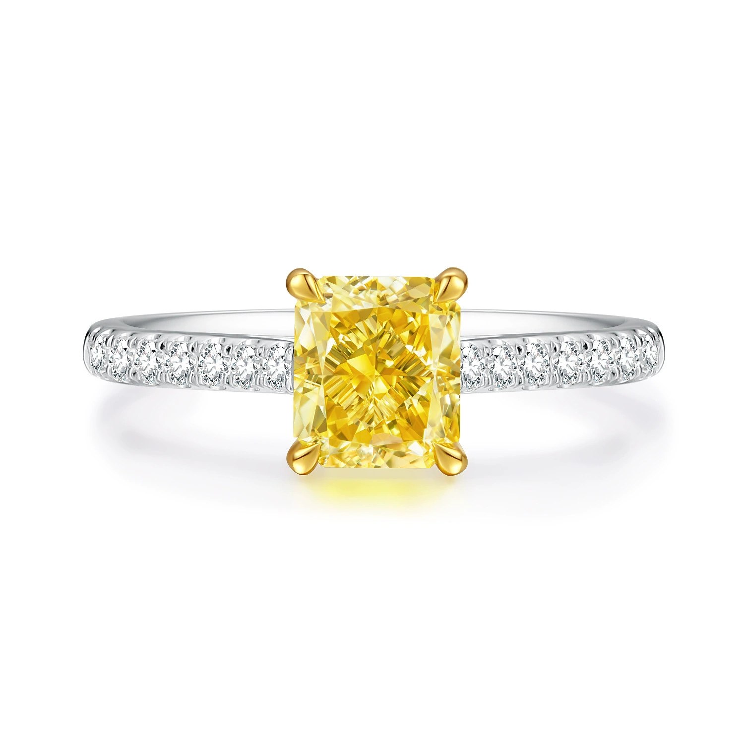 1ct Yellow Lab-Grown Diamond Ring