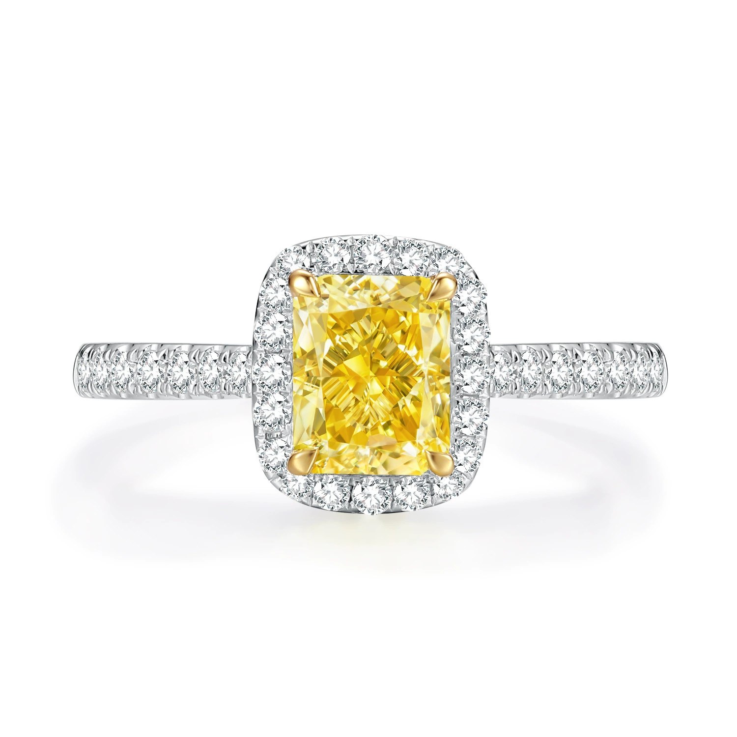 1ct Yellow Lab-Grown Diamond Ring