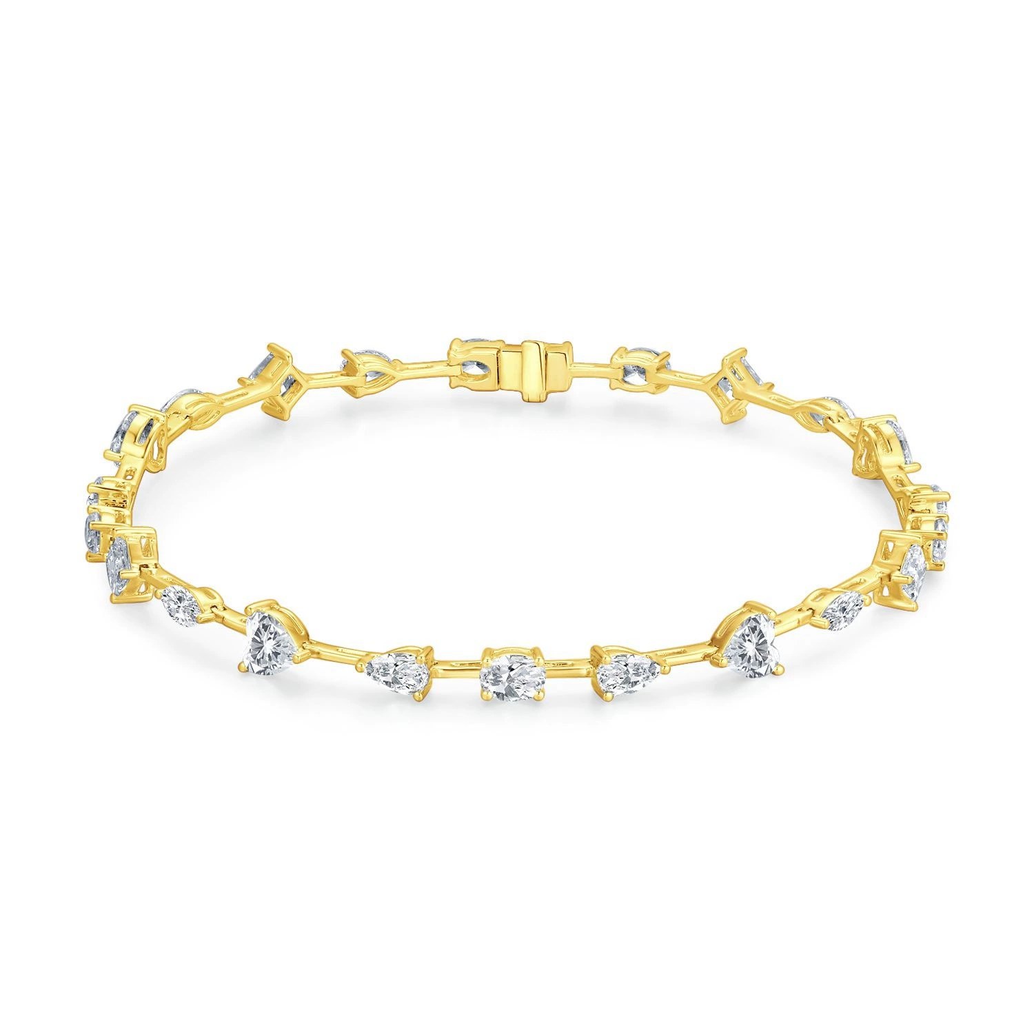 Lab-Grown Diamond Round Bracelet