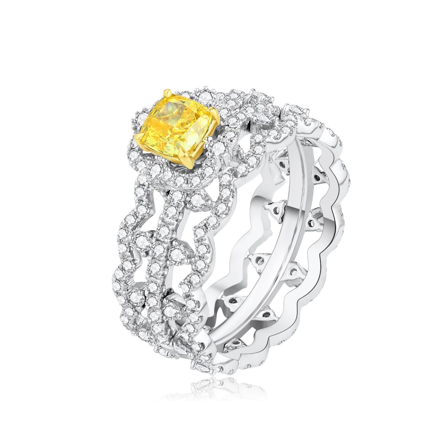 0.5ct Yellow Lab-Grown Diamond Ring