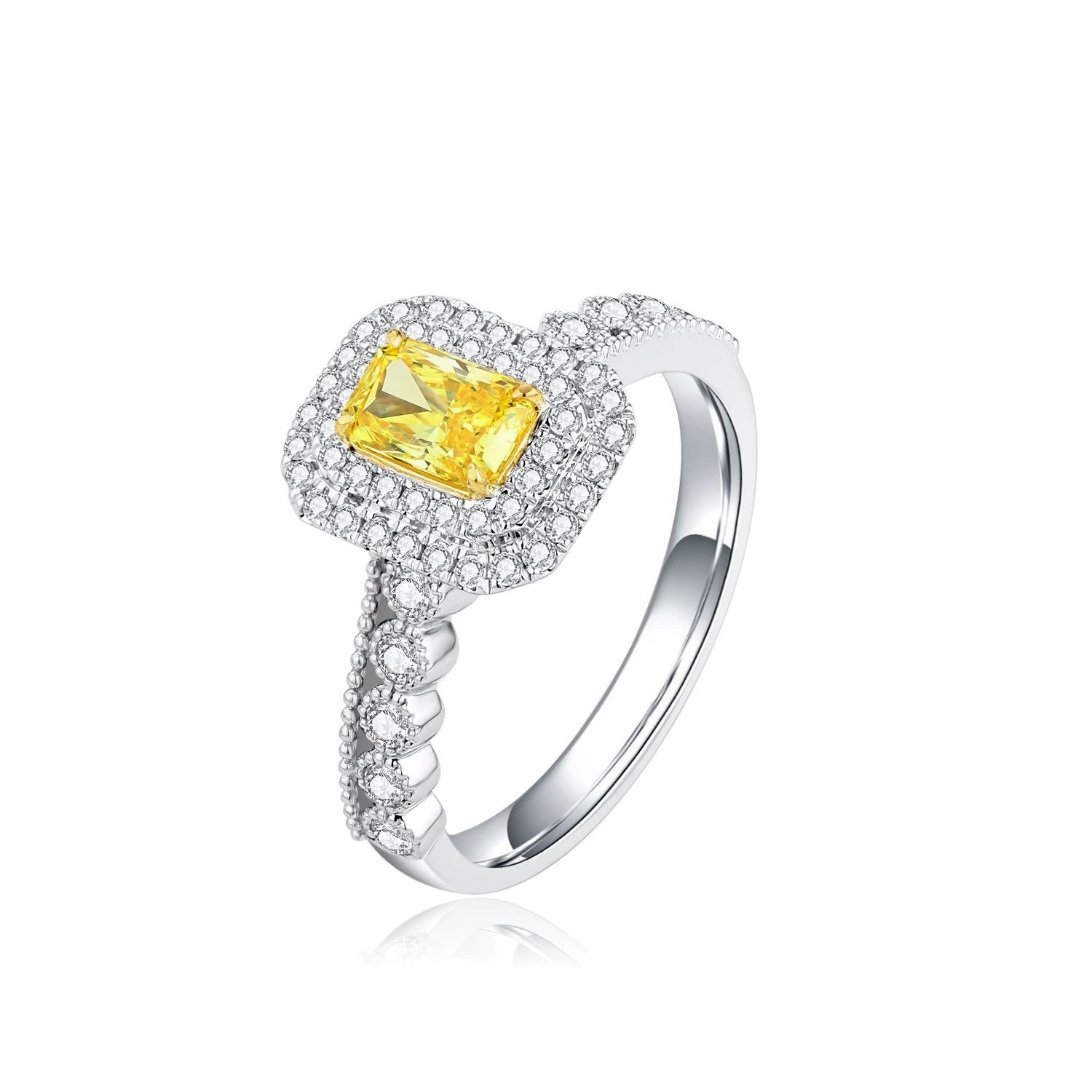 0.5ct Yellow Lab-Grown Diamond Ring