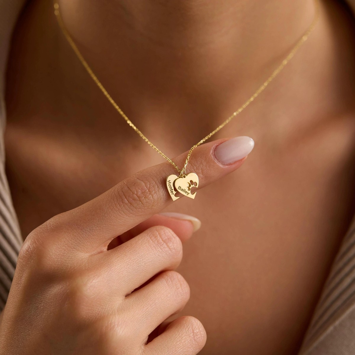 English Name Engraved Necklace – SASACO Signature Engraved Jewellery