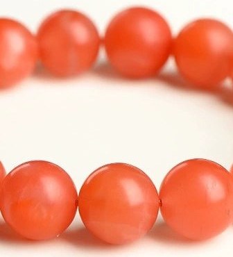 Natural Baoshan Nanhong Agate Bracelet