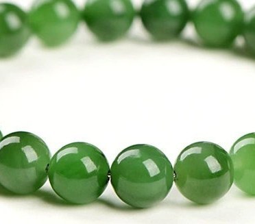 Natural Green Nephrite Jade Bracelet