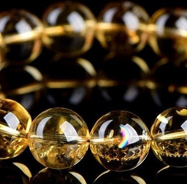 Natural Champagne Yellow Quartz Bracelet