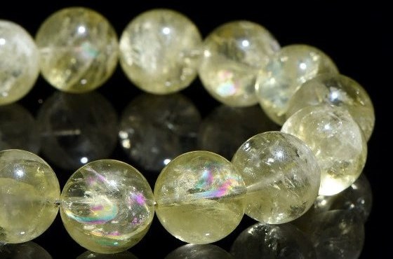 Natural Rainbow Citrine Bracelet