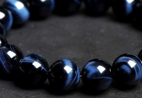 Natural Blue Tiger's Eye Bracelet