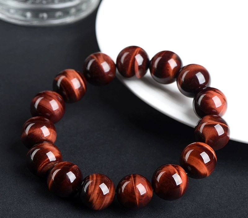 Natural Lightning Red Tiger's Eye Bracelet