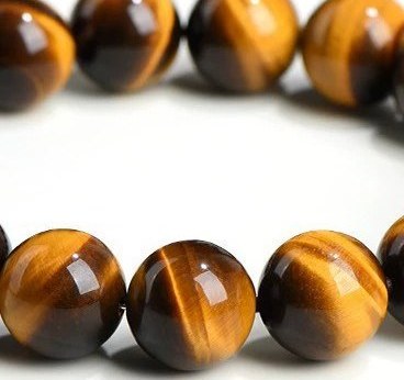 Natural Lightning Yellow Tiger's Eye Bracelet