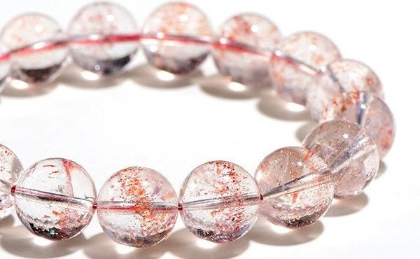 Natural Golden Strawberry Quartz Bracelet