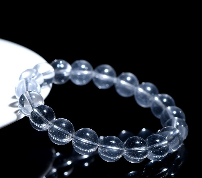 Natural White Strawberry Quartz Bracelet