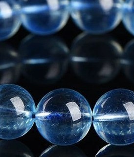 Natural Aquamarine Round Beads
