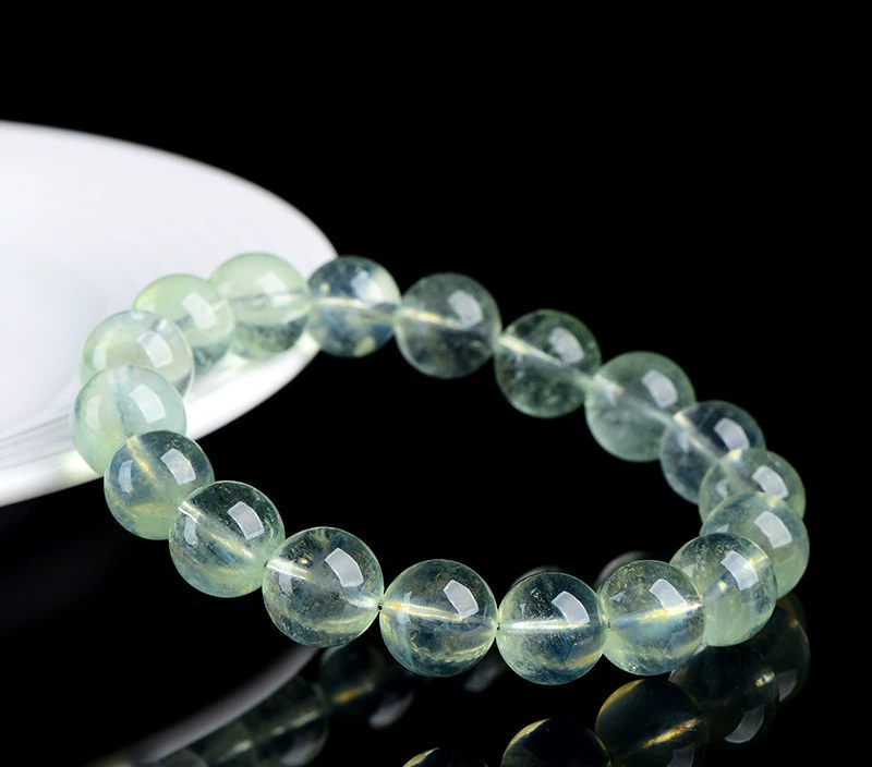Natural Icy Green Beryl Bracelet