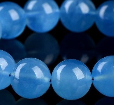 Natural Deep Blue Aquamarine Bracelet