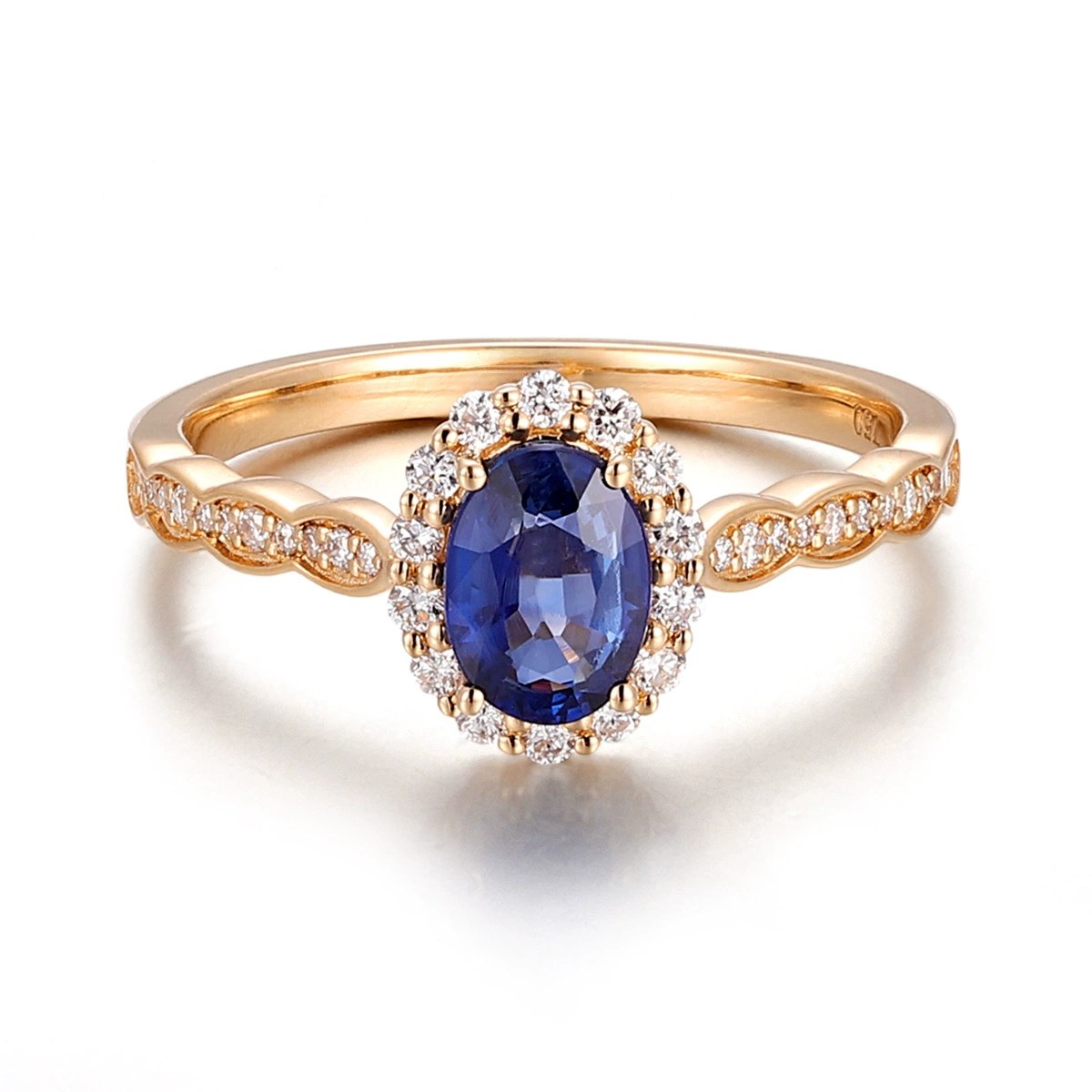 Classic Custom Lab-Grown Gemstone Ring
