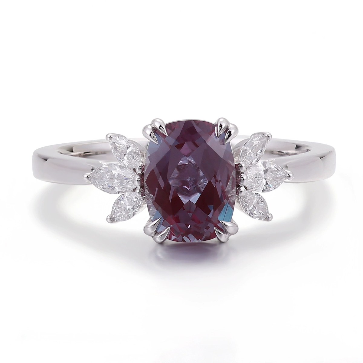 Aveline Lab-Grown Alexandrite Ring