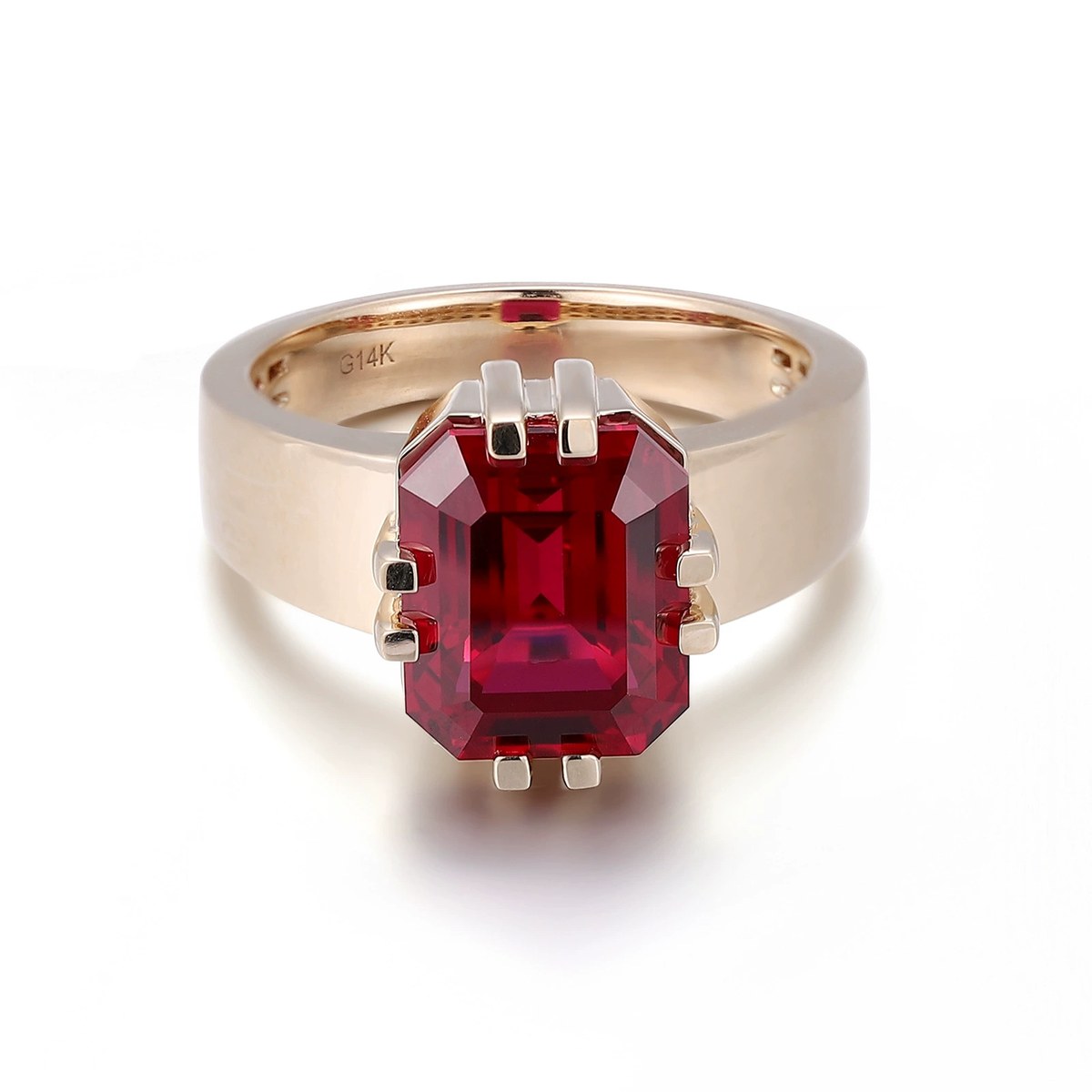 Elan Lab-Grown Gemstone Ring
