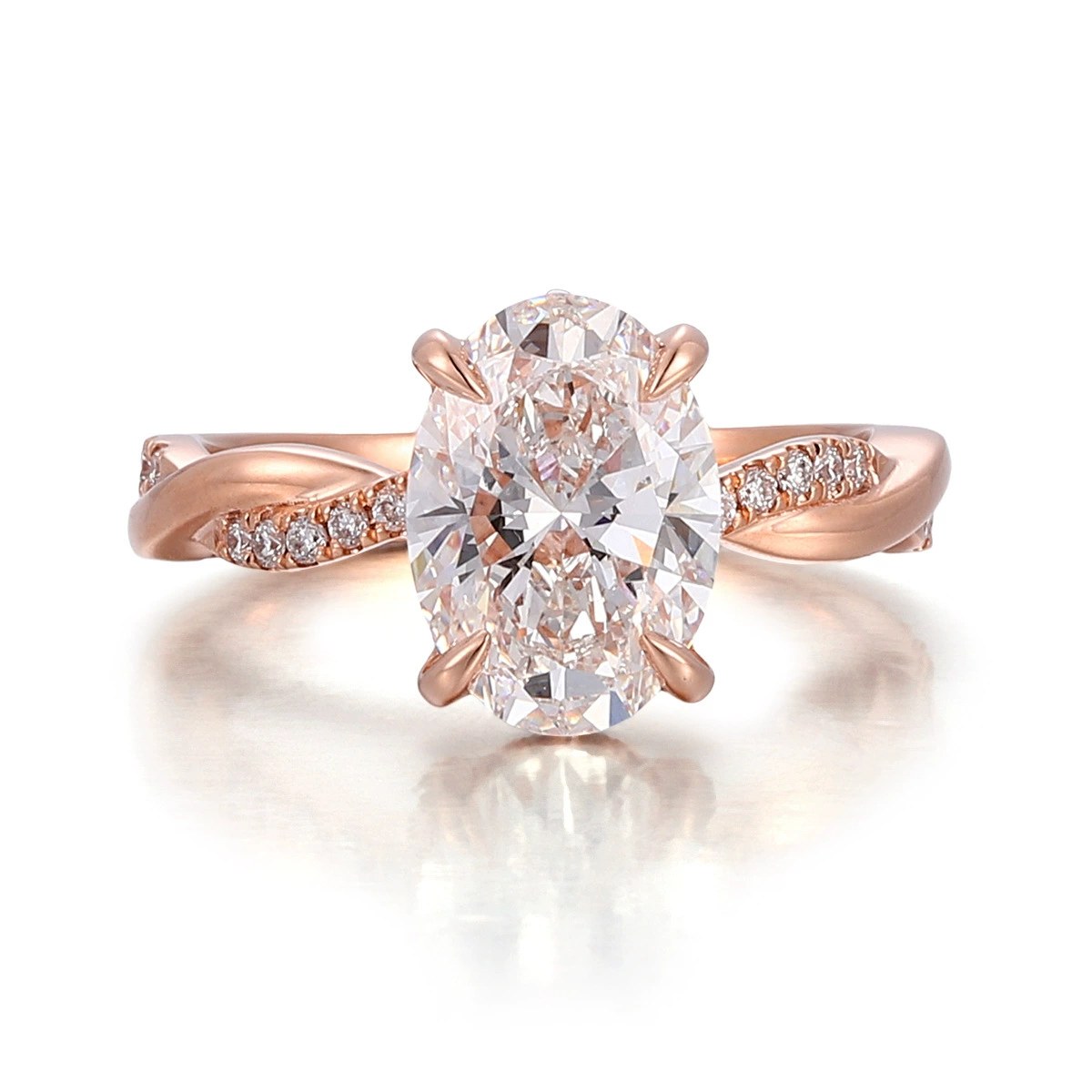 Mira 2–3ct Oval Lab-Grown Diamond Ring