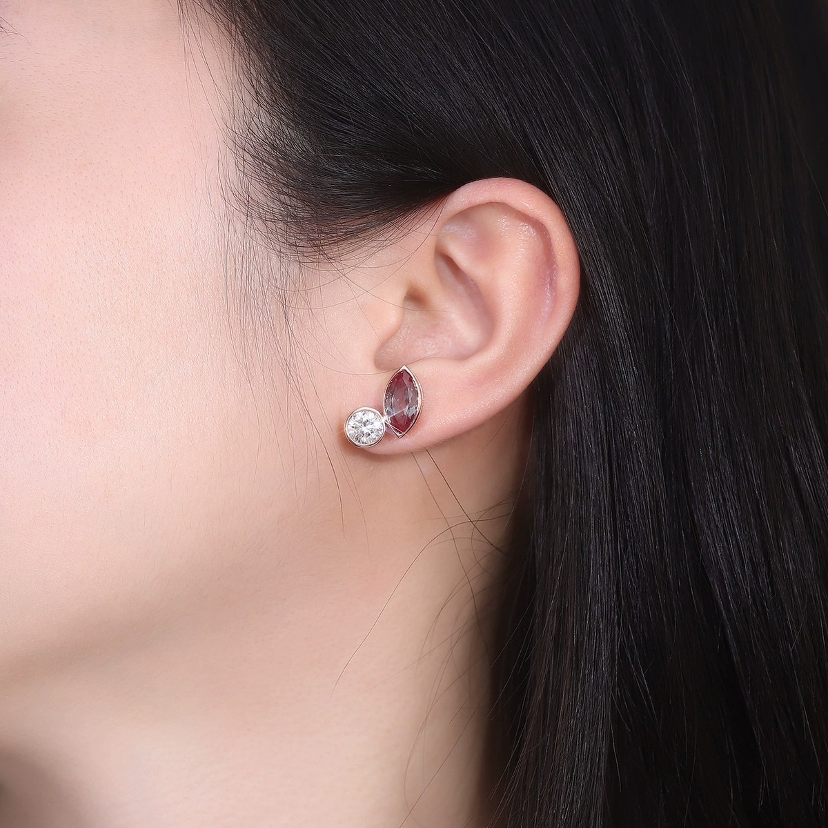 Esme Lab-Grown Diamond Stud Earrings