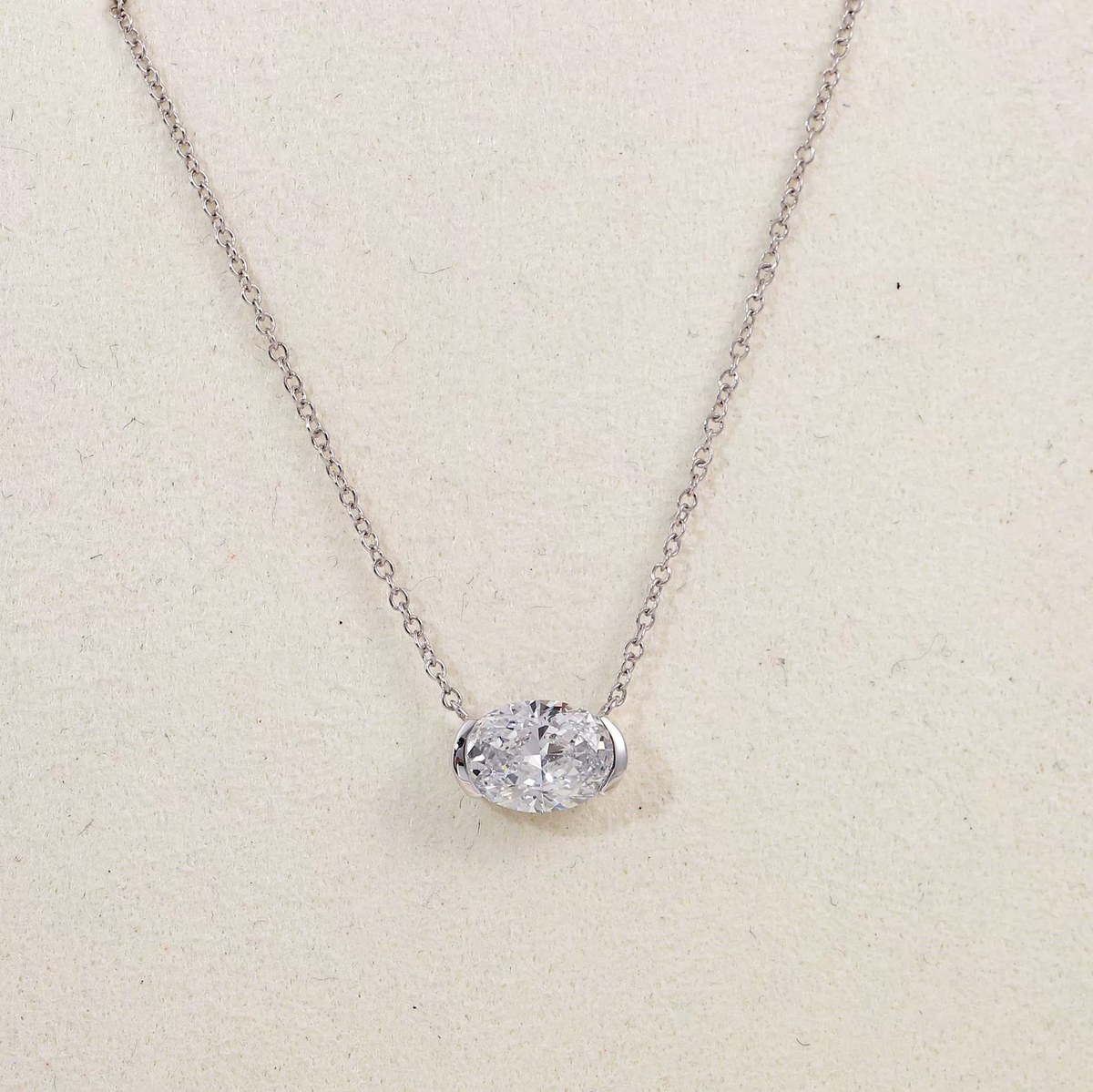 Olea 1ct Round Lab-Grown Diamond Necklace