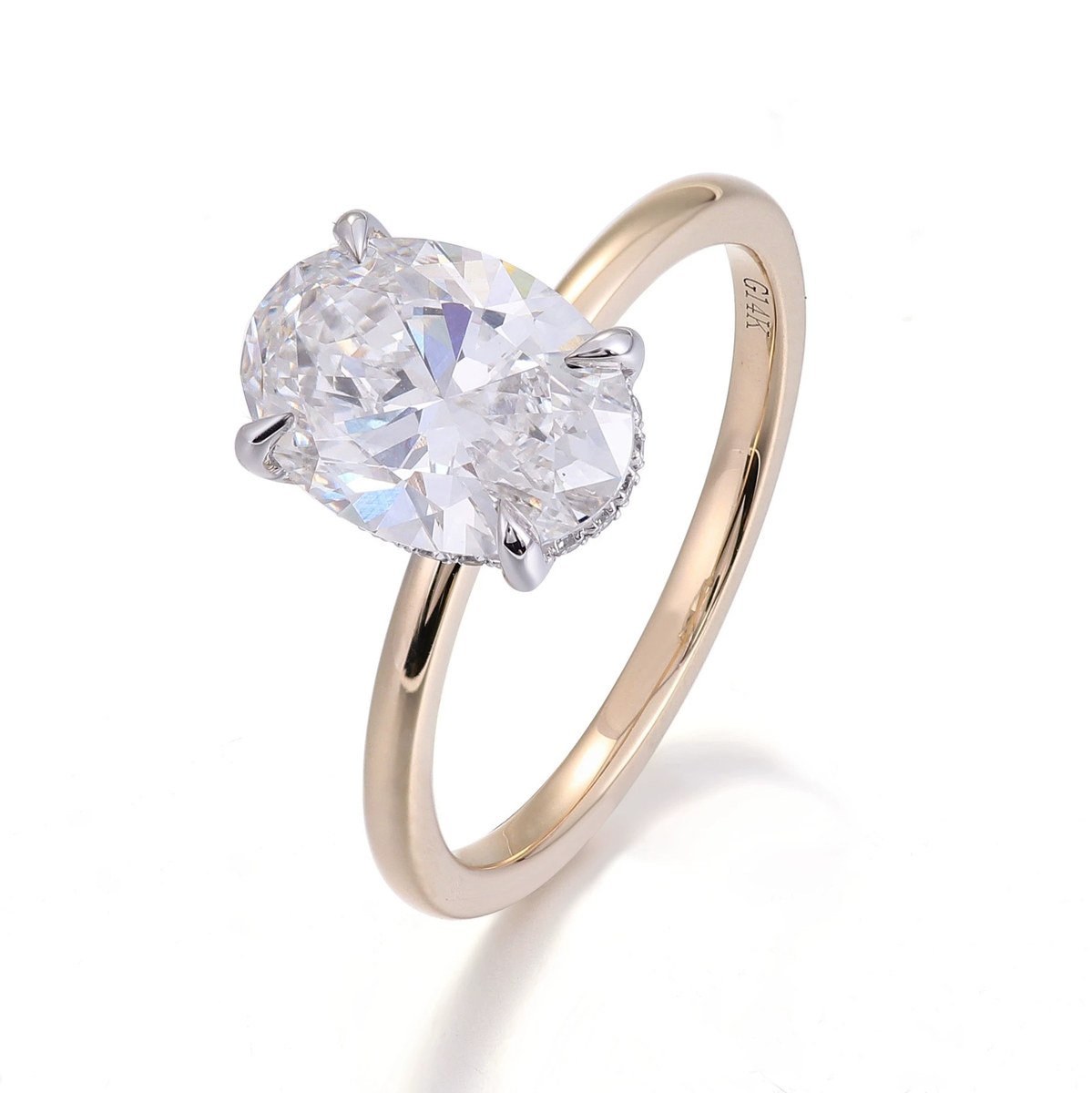 Una Oval Lab-Grown Diamond Ring