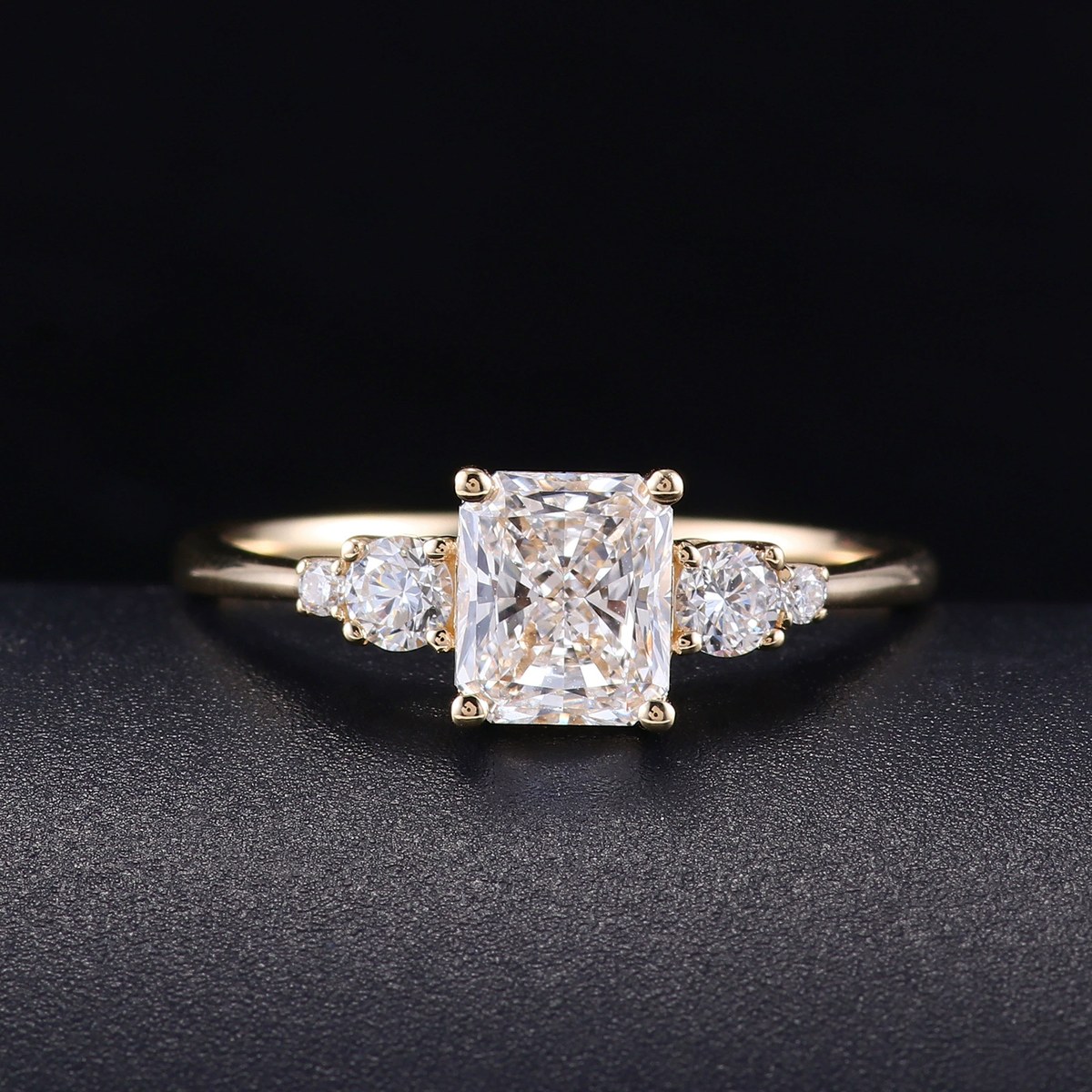 Blythe Radiant-Cut Lab-Grown Diamond Ring