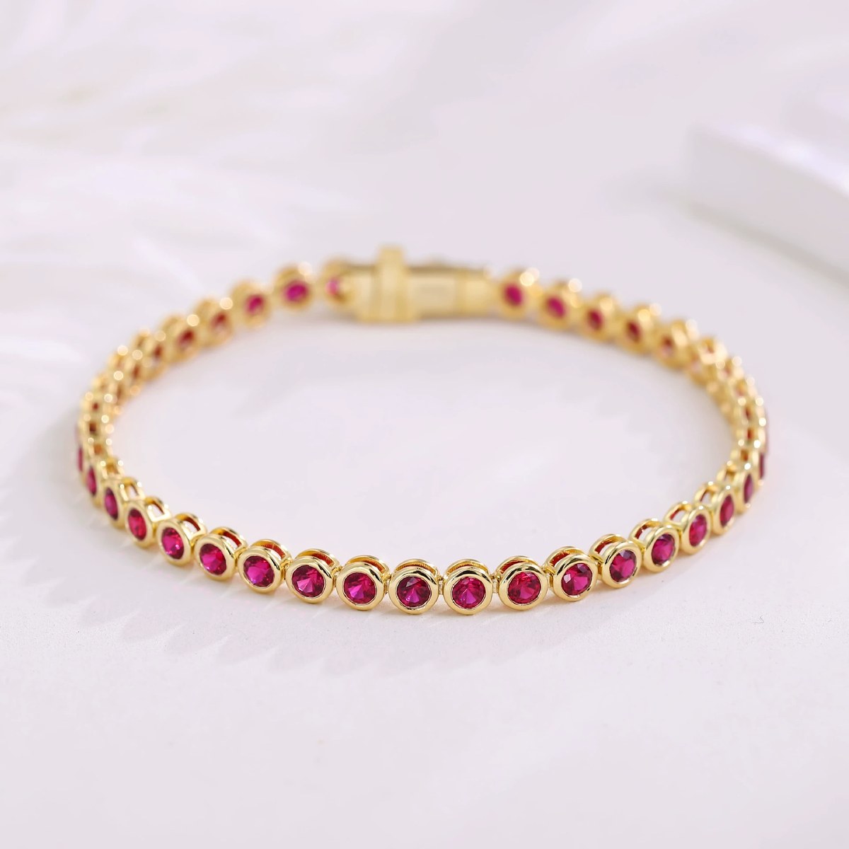 Nerina Lab-Grown Ruby Bracelet