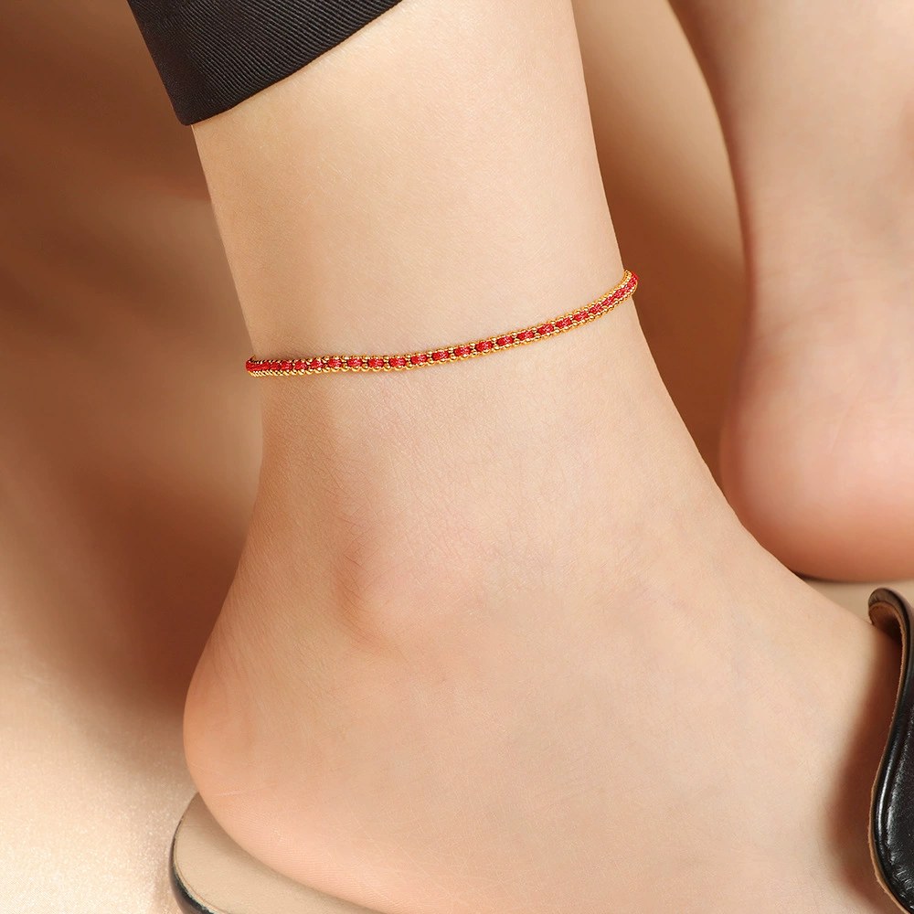 Red Cord Lucky Anklet