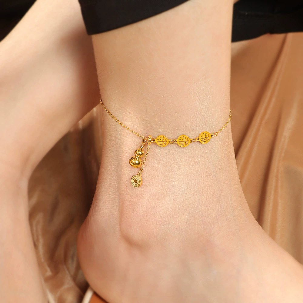 Lucky Gourd Anklet