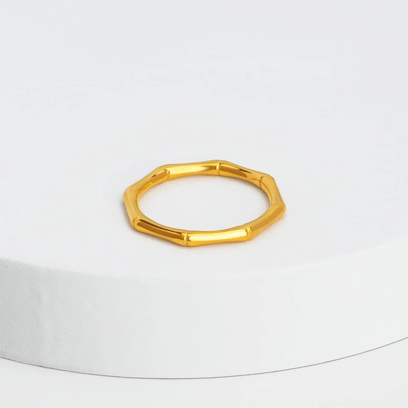 Bamboo Texture Ring