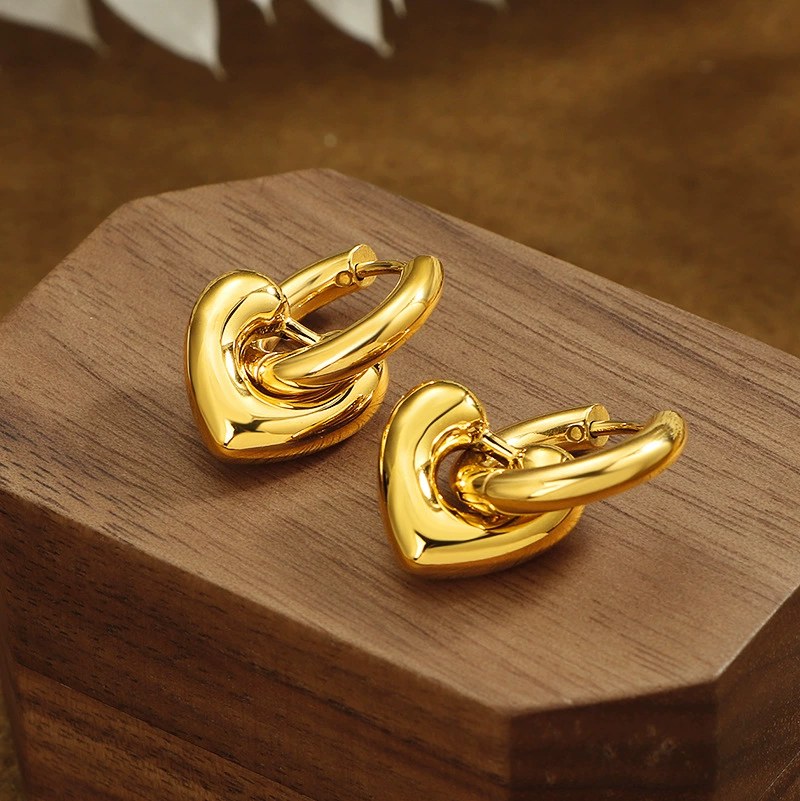 Convertible Heart Earrings