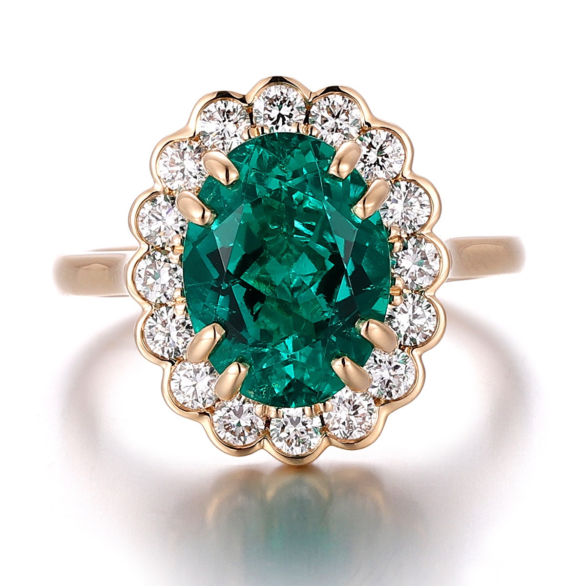 Heritage Emerald 14K Gold Ring