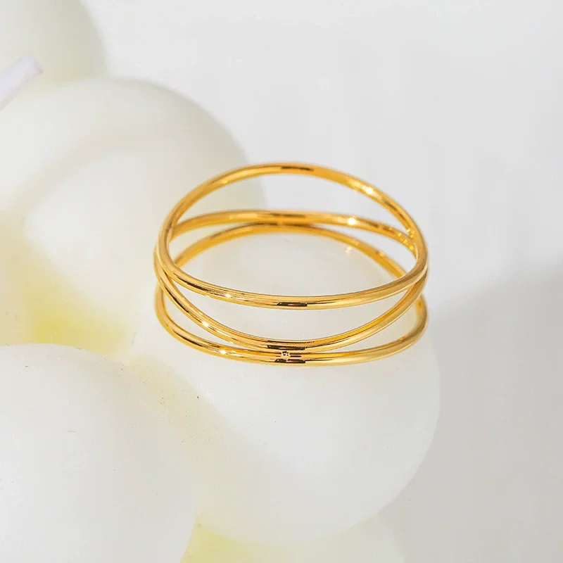 Triple Coil Ring