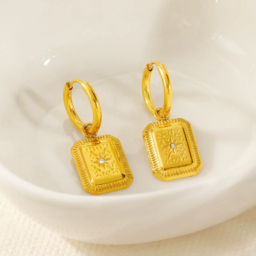 Six-Point Star Earrings