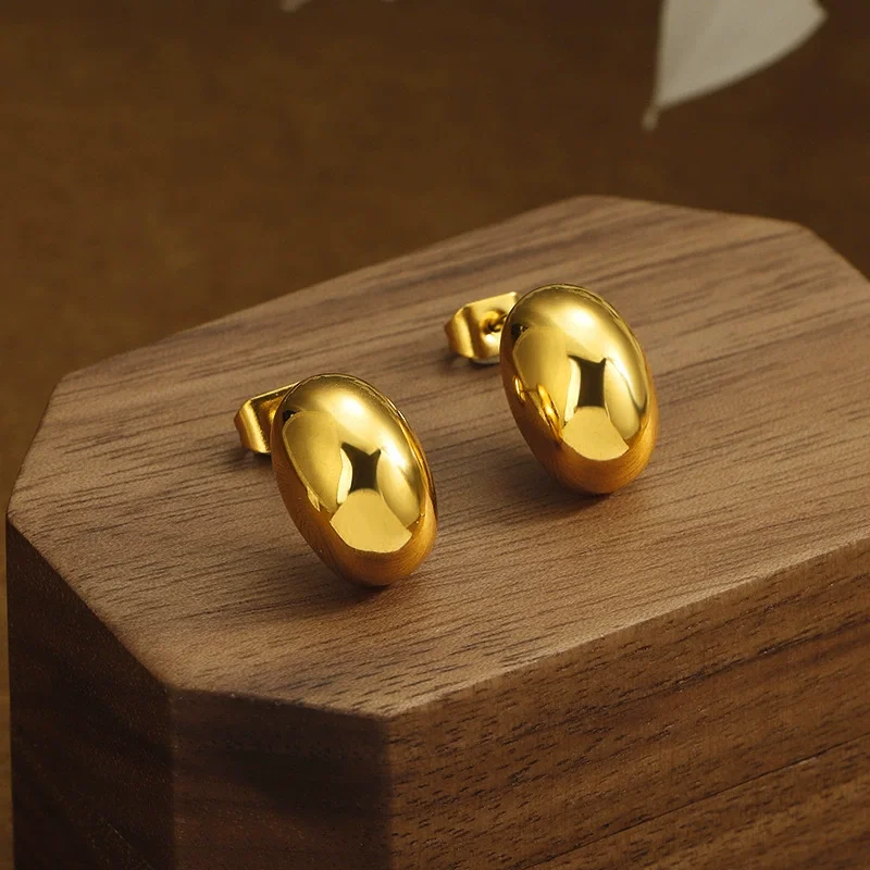 Beaded Stud Earrings
