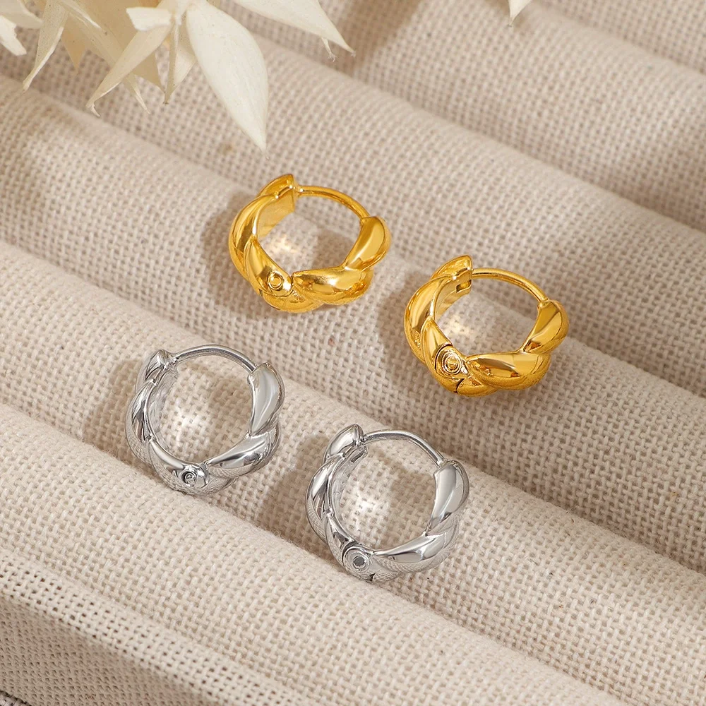 Twisted Hoop Earrings