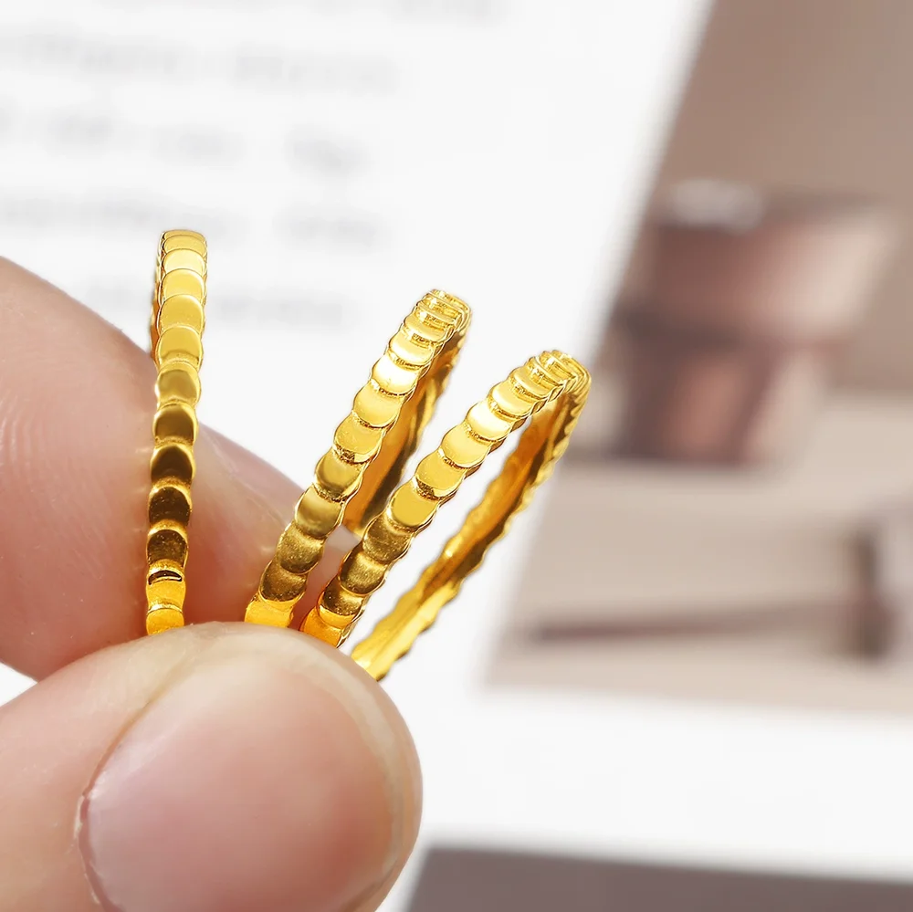Slim Fish-Scale Ring