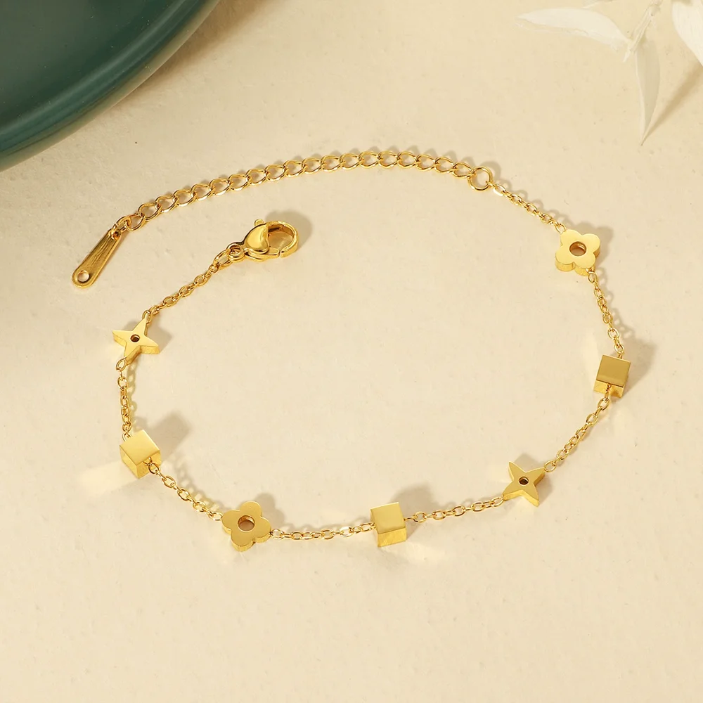 Floral Square Bracelet