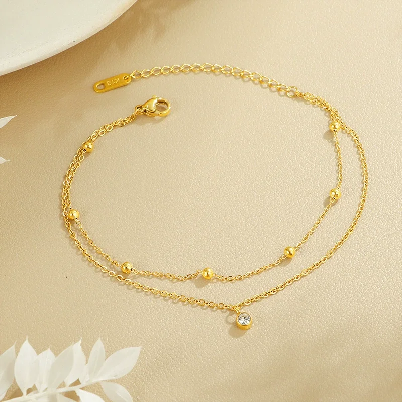 Double-Layer Bead & Crystal Jewellery